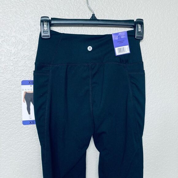 NWT Danskin Black Performance Active Leggings XS - Picture 3 of 4